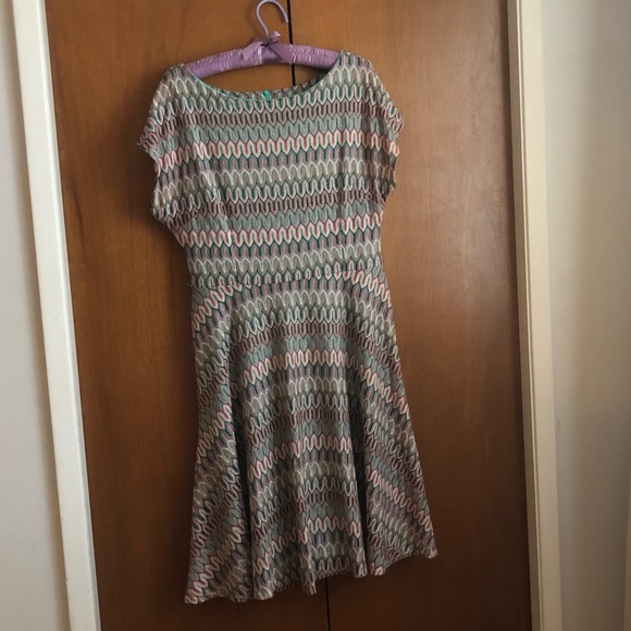 vintage style multicolour pattern unique dress - Picture 1 of 2
